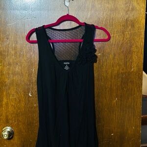 Maurices Black Sleeveless Tank Top